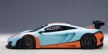 AUTOart MCLAREN 12C GT3 blau orange 1:18 81343