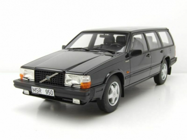 Cult Scale Models Volvo 740 Turbo Estate 1988 black limitiert 1/100 Modellauto