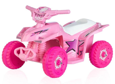 CT726G Quad Elektrofahrzeug pink Kinder Elektroauto Flowers