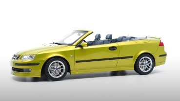 DNA SAAB 9-3 Aero Cabrio gelb 1:18 limitiert 1/399 Modellauto