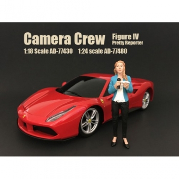 American Diorama 77480 Camera Crew IV - Pretty Reporter 1/1000 1:24