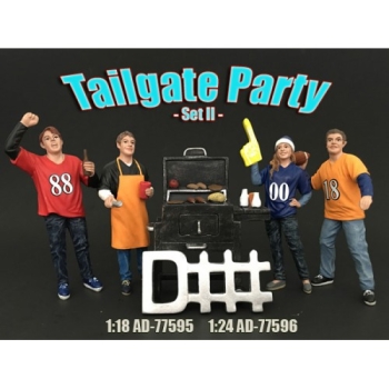 American Diorama -77596 Tailgate Party Figure Set II 1/1000 1:24