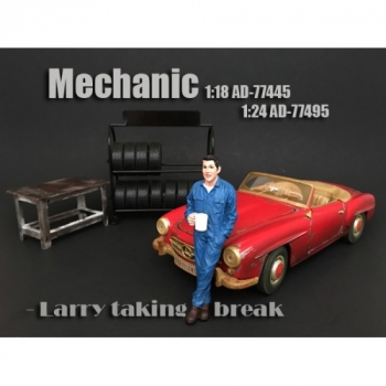 American Diorama 77445 Mechaniker Figur Larry 1:18 limitiert 1/1000