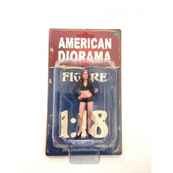 American Diorama 77437 Team pink Schild Mädchen /1000 1:18