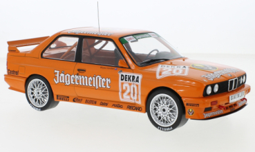 IXO BMW M3 (E30) No.20 Jägermeister DTM Nürburgring W.Gardner 1992 1:18 Modellauto