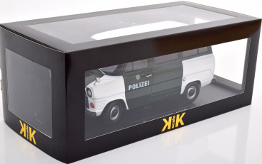 KK-Scale Ford Transit Bus MK1 Polizei Hamburg 1965 dunkelgrün-weiss 1:18 limitiert Modellauto