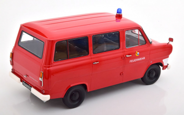 KK-Scale Ford Transit Bus Feuerwehr 1965-1970 rot 1:18 Modellauto 180467