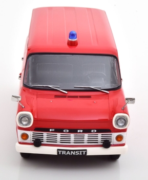 KK-Scale Ford Transit Bus Feuerwehr 1965-1970 rot 1:18 Modellauto 180467