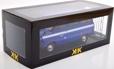 KK-Scale Ford Transit Bus THW Köln 1965-1970 blau 1:18 Modellauto 180468