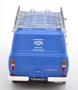 KK-Scale Ford Transit 1970 Kundendienst blau 1:18 limitiert 1/1250 Modellauto 180494