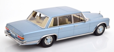 KK-Scale Mercedes 600 SWB W100 1963 hellblau metallic 1:18 limitiert 1/1250 Modellauto 180602