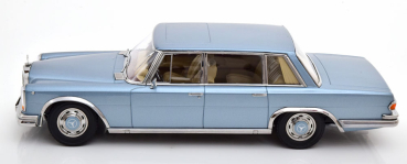 KK-Scale Mercedes 600 SWB W100 1963 hellblau metallic 1:18 limitiert 1/1250 Modellauto 180602