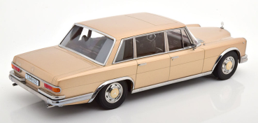 KK-Scale Mercedes 600 SWB W100 1963 hellgold metallic 1:18 limitiert 1/1250 Modellauto 180603