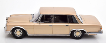 KK-Scale Mercedes 600 SWB W100 1963 hellgold metallic 1:18 limitiert 1/1250 Modellauto 180603