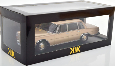 KK-Scale Mercedes 600 SWB W100 1963 hellgold metallic 1:18 limitiert 1/1250 Modellauto 180603