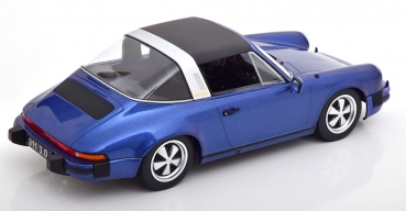 KK-Scale Porsche 911 Carrera 3.0 Targa 1977 blau metallic 911er 1:18 limited 180681 Modellauto