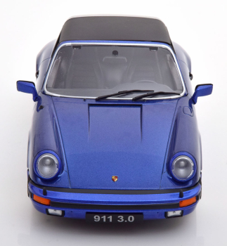 KK-Scale Porsche 911 Carrera 3.0 Targa 1977 blau metallic 911er 1:18 limited 180681 Modellauto