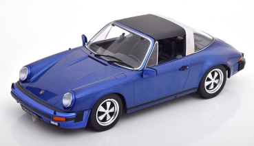 KK-Scale Porsche 911 Carrera 3.0 Targa 1977 blau metallic 911er 1:18 limited 180681 Modellauto