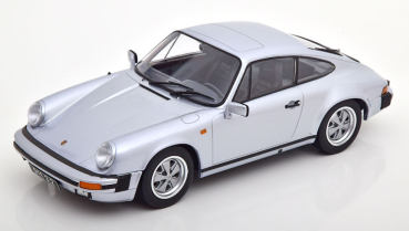 KK-Scale Porsche 911 Carrera 3.2 Coupe 1988 silbergrey 250.000 911er 1:18 limited 180711 modelcar