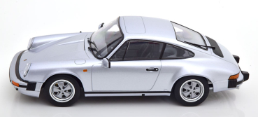 KK-Scale Porsche 911 Carrera 3.2 Coupe 1988 silbergrey 250.000 911er 1:18 limited 180711 modelcar