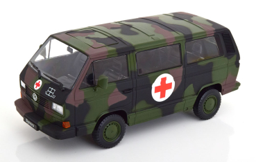 KK-Scale VW T3 Bus Syncro 1987 Bundeswehr Ambulanz Militär 1:18 limitiert 180969 Modellauto