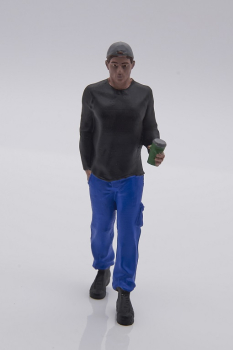 Atlantic 1:18 Figur Kevin mit Getränkedose für Modellbau Diorama