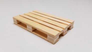1 Modellbau Palette wie Europalette 1:22,5 ohne Stempel - PF1225