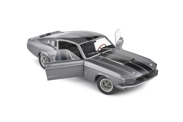 Solido SHELBY GT500 GREY & BLACK STRIPES 1967 1:18 Limitiert Special Editon World Modellauto