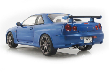 Solido 421185690 Nissan GTR R34 blau 1999 GT-R 1:18 Modellauto