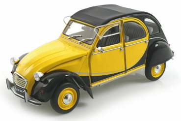 Solido Citroen 2CV Charleston Ente gelb-schwarz 1:18 421185820 Modellauto