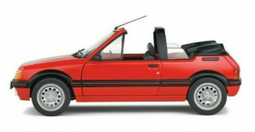 Solido 421189000 Peugeot 205 Cabrio CTI MK1 1989 rot 1:18 Modellauto
