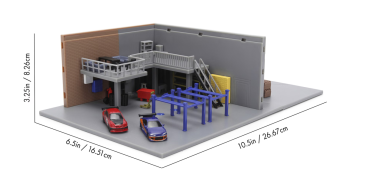 Preview: Fast & Furious Nano Han's Garage Diorama 1:64 Jada mit 2 Modellautos 9336403314R00