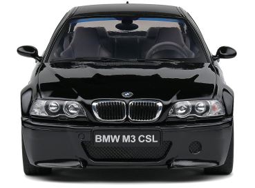 BMW E46 M3 CSL Coupe 1998-2007 black 1:18 modelcar Solido 421181410