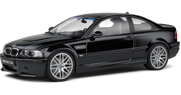 Preview: BMW E46 M3 CSL Coupe 1998-2007 black 1:18 modelcar Solido 421181410