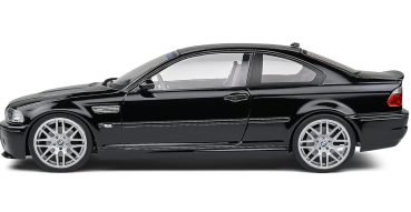 BMW E46 M3 CSL Coupe 1998-2007 schwarz 1:18 Modellauto Solido 421181410
