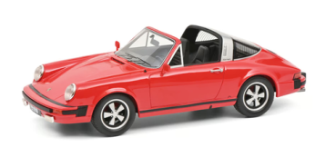 Preview: Porsche 911 Targa rot 1:18 Schuco 450048700 Modellauto Oldtimer