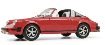 Preview: Porsche 911 Targa rot 1:18 Schuco 450048700 Modellauto Oldtimer