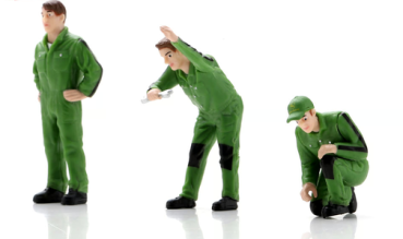 Figurenset Mechaniker John Deere grün 1:32 Modellauto Schuco 450391500