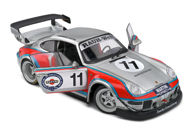 Porsche RWB Bodykit martini 2020 grey 1:18 Solido 421185940 Modelcar