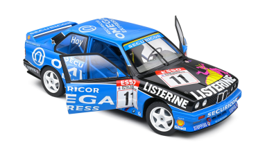 BMW E30 M3 BTCC 1991 blau 1:18 Modellauto Solido 421183170