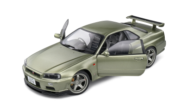 Nissan GTR R34 grün 1:18 Solido 421183330 Modellauto