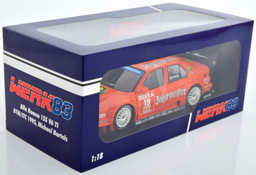 WERK83 Alfa Romeo 155 V6 TI Michael Bartels #19 Jägermeister  DTM 1995 1:18 limitiert Modellauto