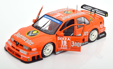 WERK83 Alfa Romeo 155 V6 TI Michael Bartels #19 Jägermeister  DTM 1995 1:18 limitiert Modellauto