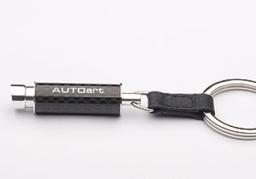 AutoArt Schlüsselanhänger Endschalldämpfer CARBON Auspuff Keychain 40839