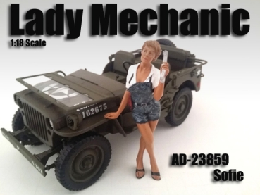 American Diorama 23859 Figur Lady Mechanic - Sofie 1:18 limitiert 1/1000