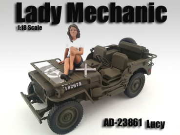 American Diorama 23861 Figur Lady Mechanic - Lucy 1:18 limitiert 1/1000