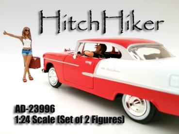 American Diorama 23996 Hitchhiker Figuren Set 1:24 limitiert 1/1000