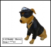 American Diorama 77713 Figur Hund Buddy Hersey 1:12 limitiert 1/1000 Biker Series