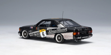 AUTOart MERCEDES-BENZ 500 SEC (W126) 1:43 AMG 24 HRS RACE SPA FRANCHORCHAMPS LUDWIG/CUDINI/MULLER 1989 #6