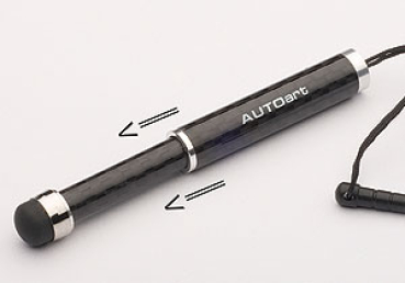 AutoArt Carbon Fibre Smartphone Touch Pen 49916